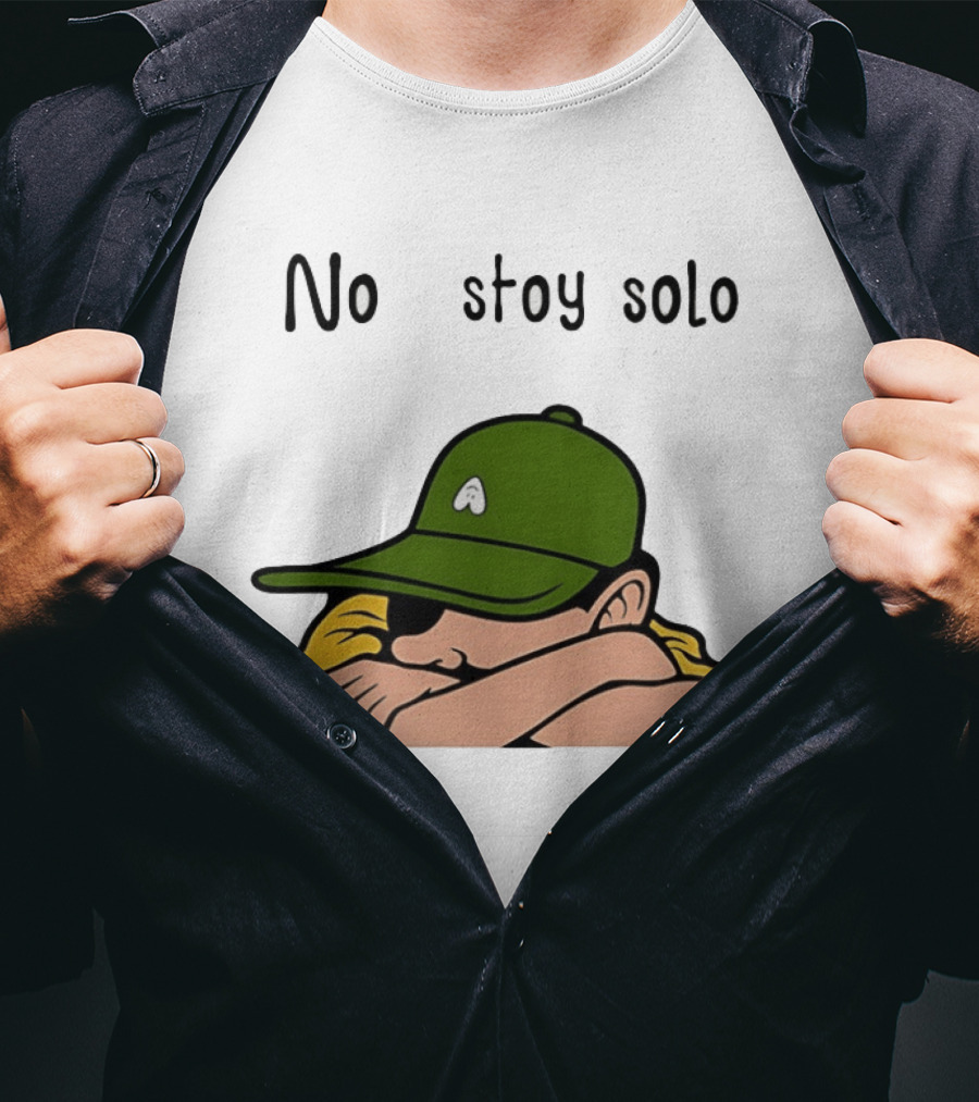 No Estoy Solo Anime Boy In Green Hat And Yellow T-Shirt
