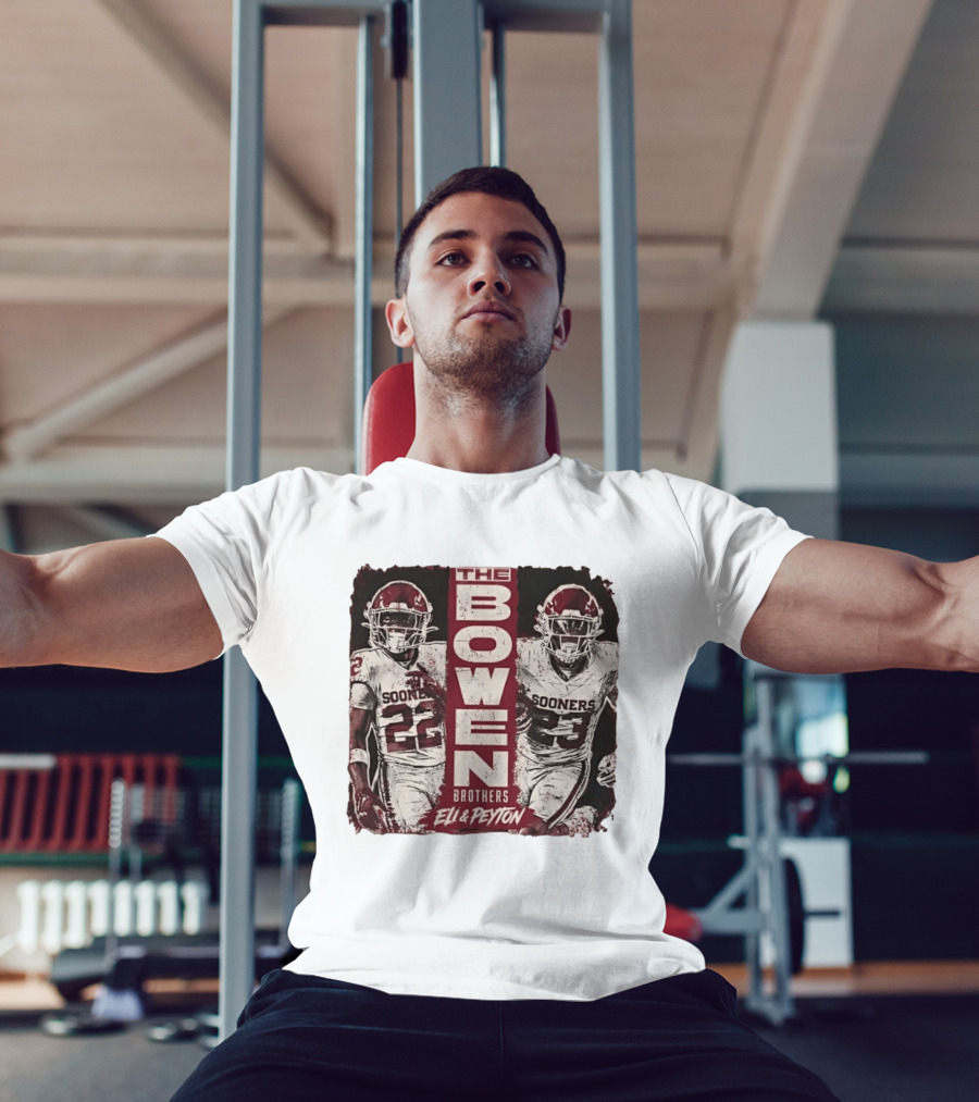 Oklahoma Sooners The Bowen Brothers Eli & Peyton Football Team T-Shirt