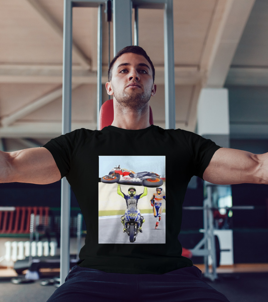 Valentino Rossi Honda MotoGP 46 Victory Celebration 2026 T-Shirt