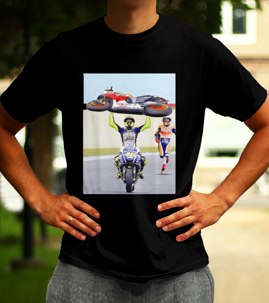 Valentino Rossi Honda MotoGP 46 Victory Celebration 2026 T-Shirt