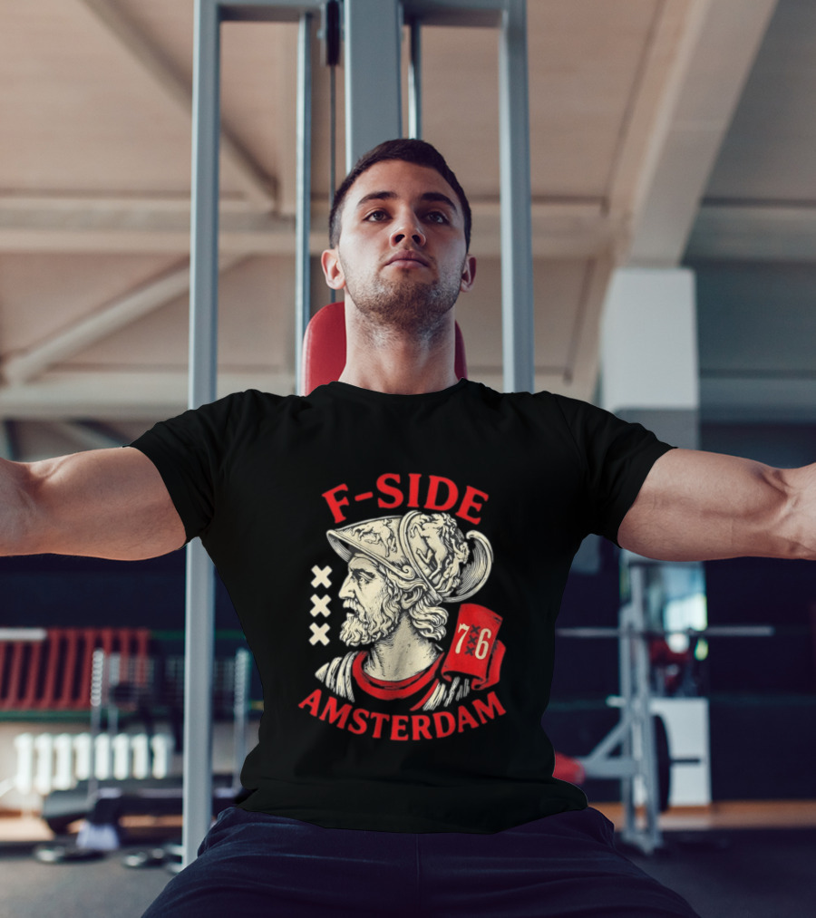 F Side Amsterdam Warrior Helmet 76 T-Shirt