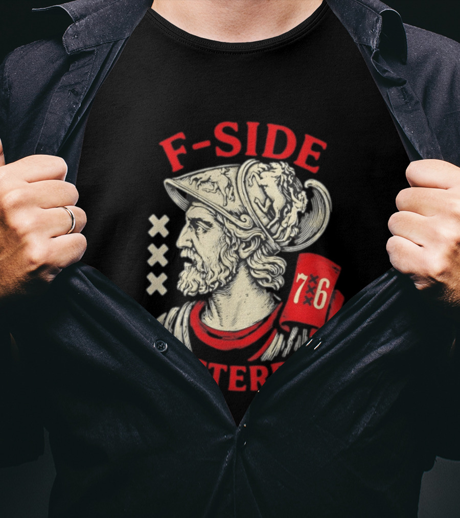 F Side Amsterdam Warrior Helmet 76 T-Shirt