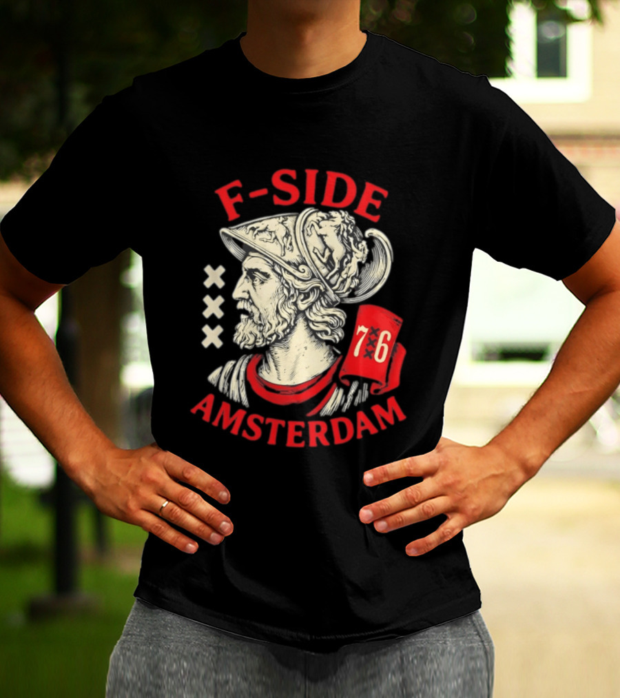F Side Amsterdam Warrior Helmet 76 T-Shirt