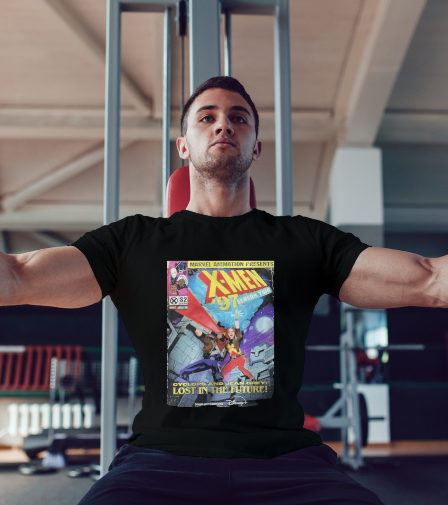 X Men 97 Season 2 Cyclops And Jean Grey Lost In The Future Time Travel Streaming On Disney Plus T-Shirt
