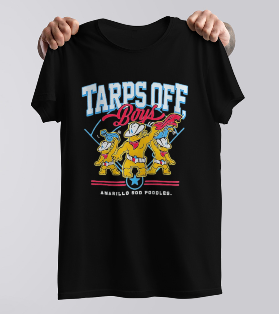 Tarps Off Boys Amarillo Sod Poodles Sports T-Shirt