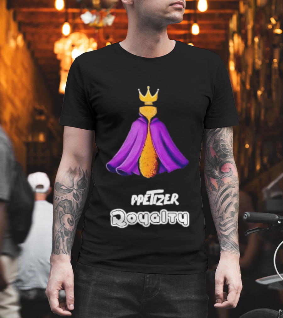 Crowned Nugget Appetizer Royalty Kingscape T-Shirt