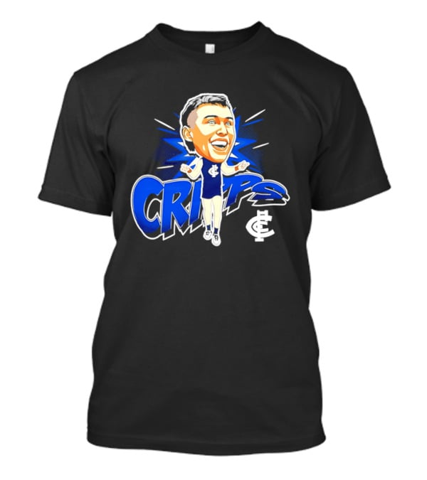 Carlton Football Club Patrick Cripps Caricature Cripps T-Shirt