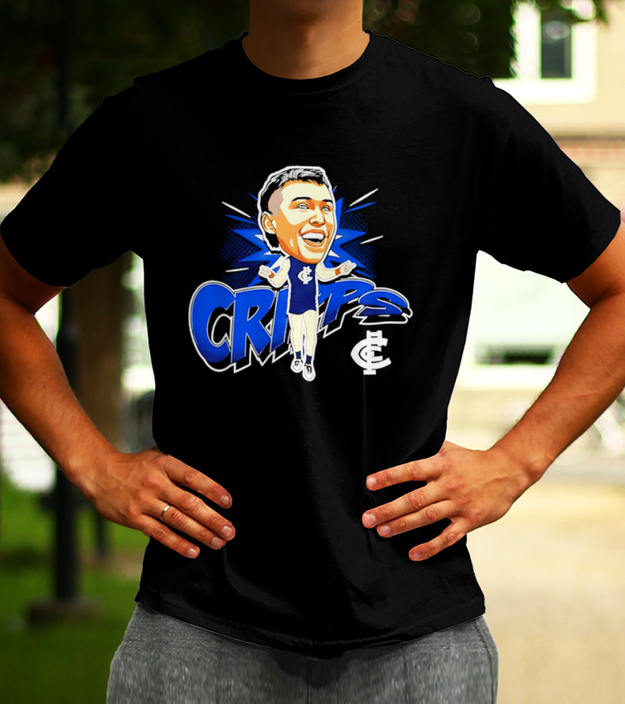 Carlton Football Club Patrick Cripps Caricature Cripps T-Shirt
