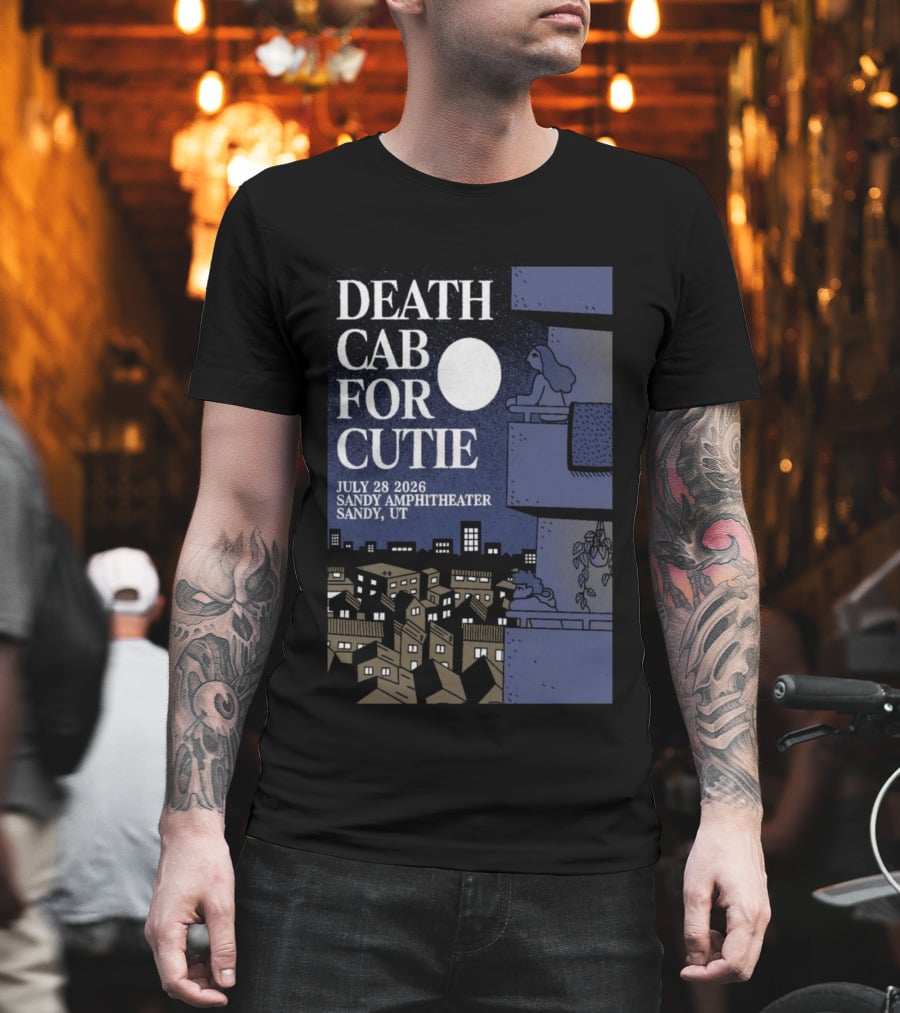 Death Cab For Cutie July 28 2026 Sandy Amphitheater Concert Sandy UT T-Shirt