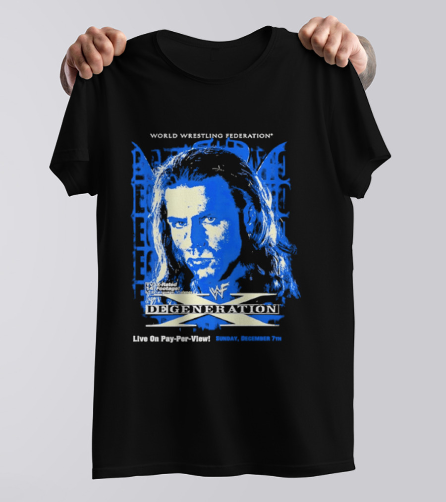 World Wrestling Federation DX Shawn Michaels D Generation X In Your House Pay Per View T-Shirt