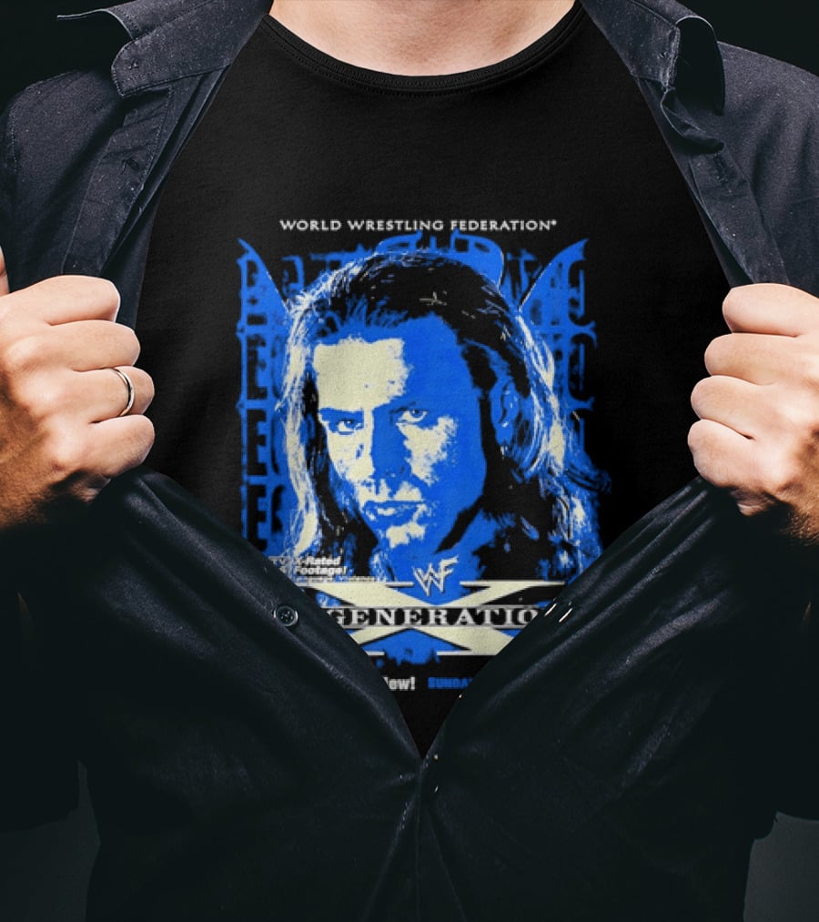World Wrestling Federation DX Shawn Michaels D Generation X In Your House Pay Per View T-Shirt
