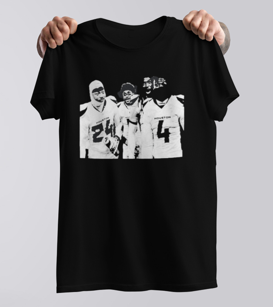 Houston Texans Jalen Pitre Calen Bullock Kamari Lassiter Derek Stingley Jr Signatures T-Shirt