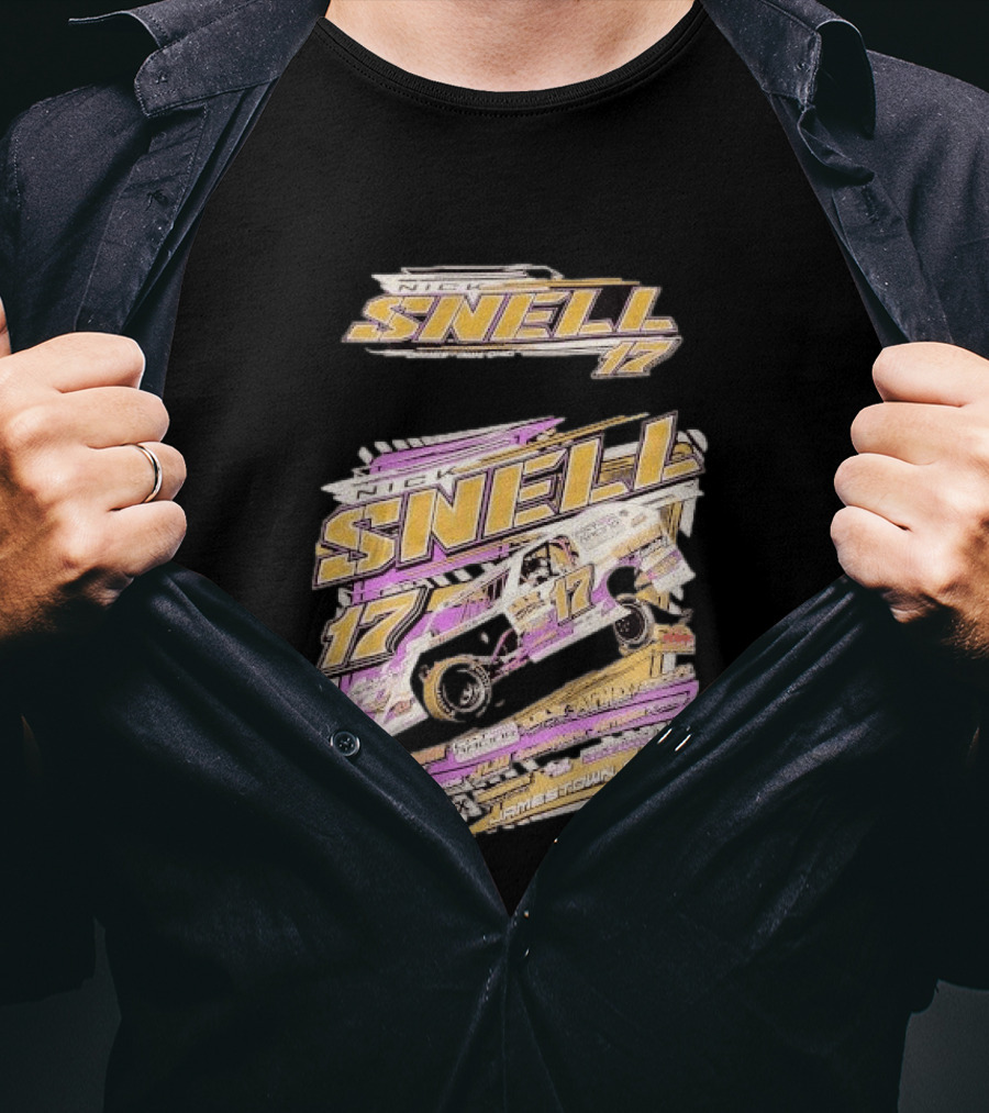 Nick Snell 17 Jamestown Ohio Racing 2024 T-Shirt