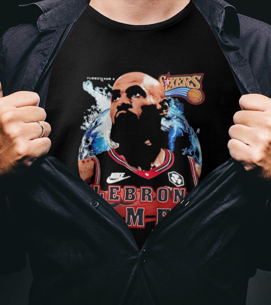 Philadelphia 76ers Nike LeBron James Mashup T-Shirt