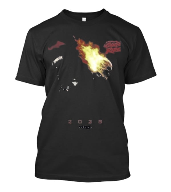2028 Cinema The Batman Part II X Ghost Rider Fire T-Shirt