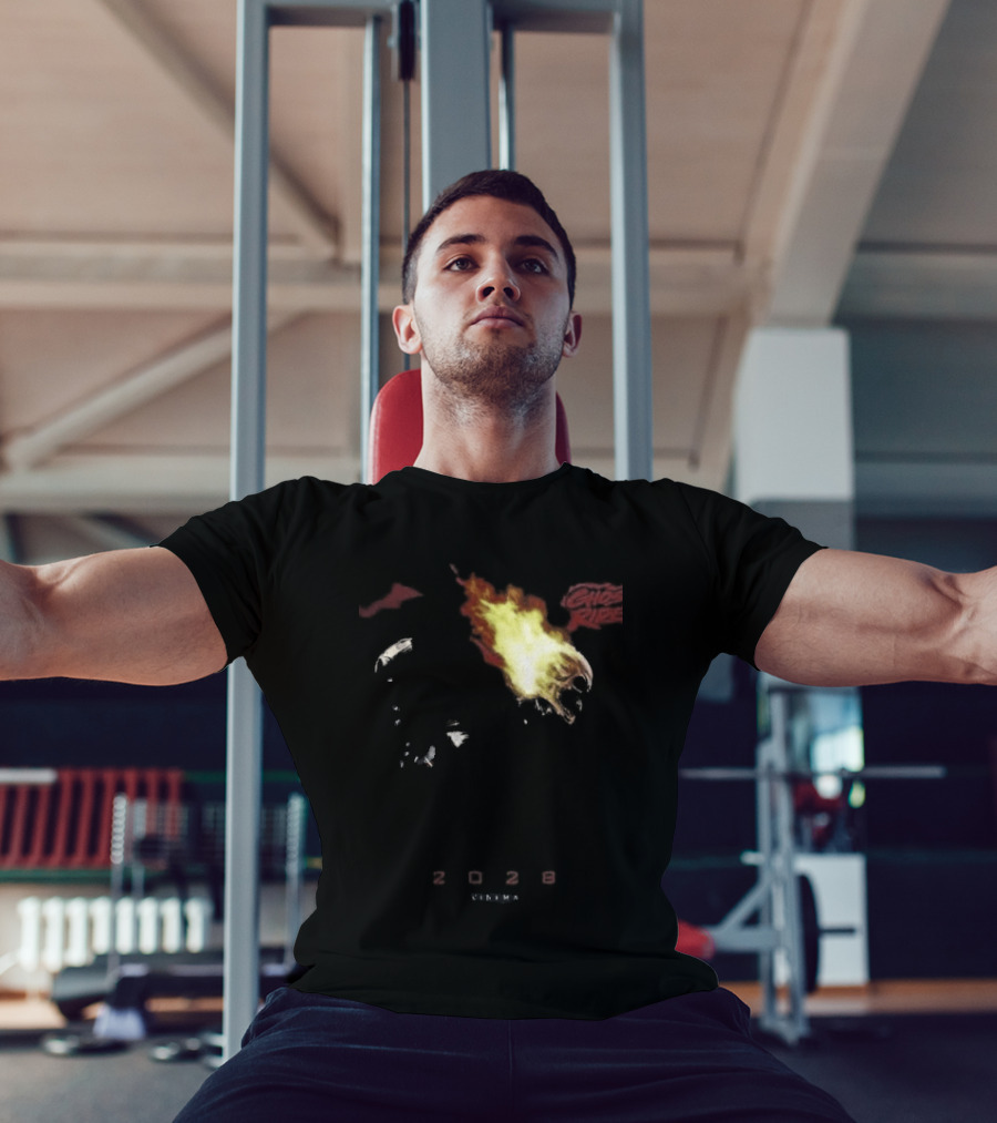 2028 Cinema The Batman Part II X Ghost Rider Fire T-Shirt