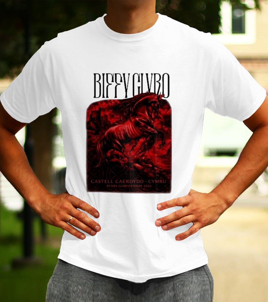 Biffy Clyro Castell Caerdydd Cymru 30 Mis Gorffennaf 2026 T-Shirt