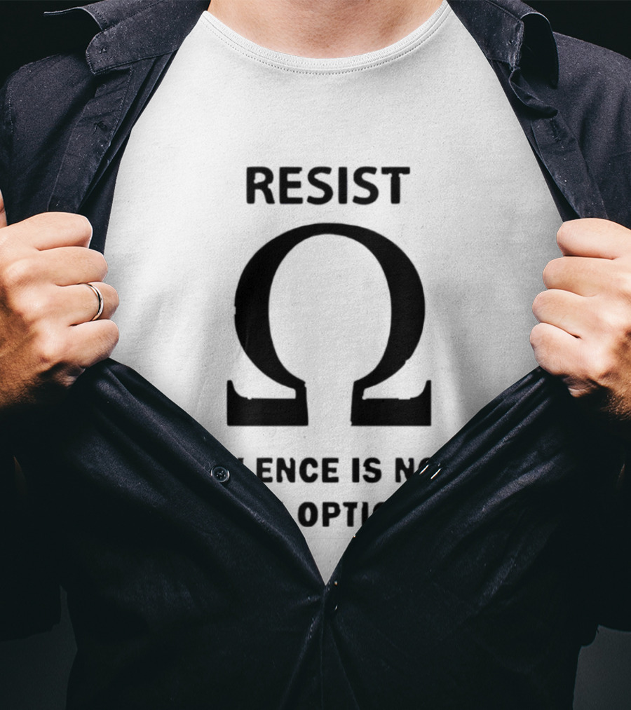 Resist Silence Is Not An Option Omega T-Shirt