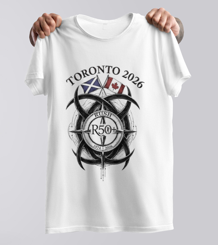 Toronto 2026 Rush R50 Celebration With Flags T-Shirt