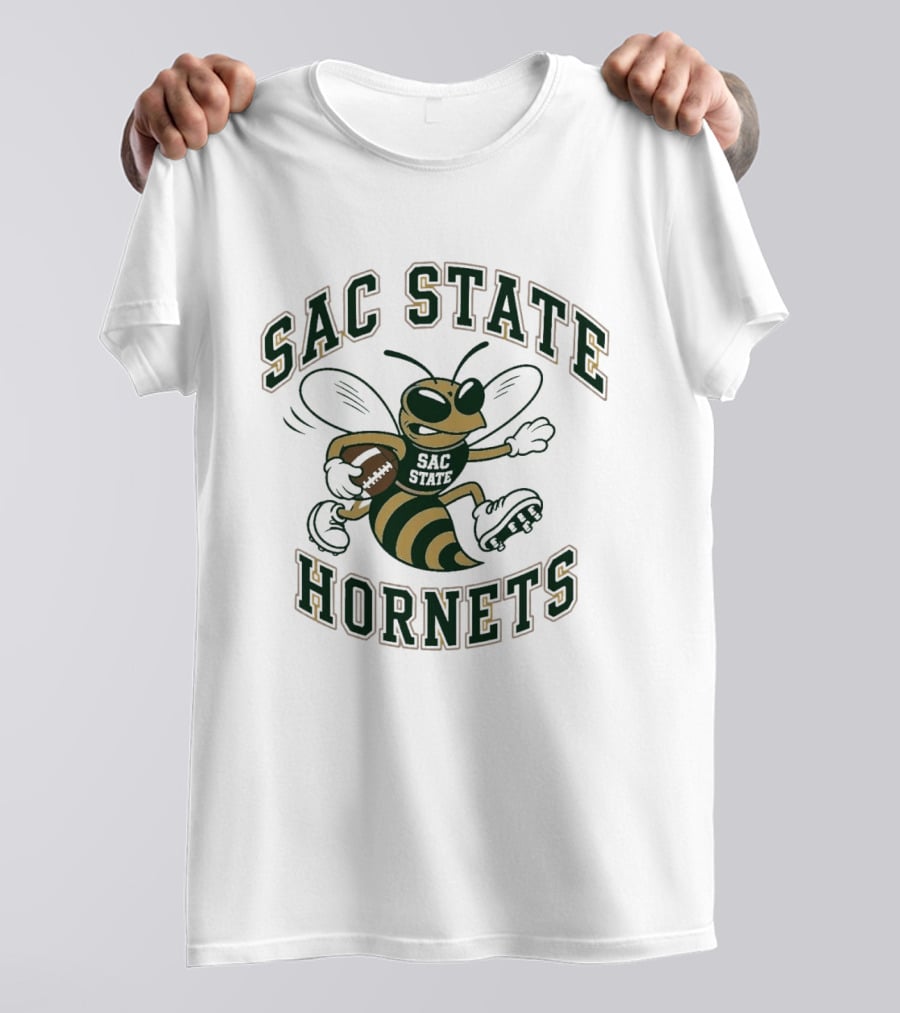 Sac State Hornets Football Cartoon T-Shirt