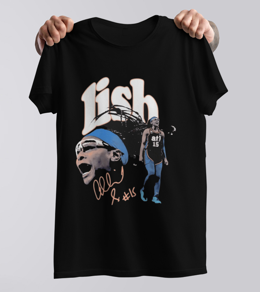 Allisha Gray Lish Atlanta Dream No 15 ATL Women's Sports T-Shirt