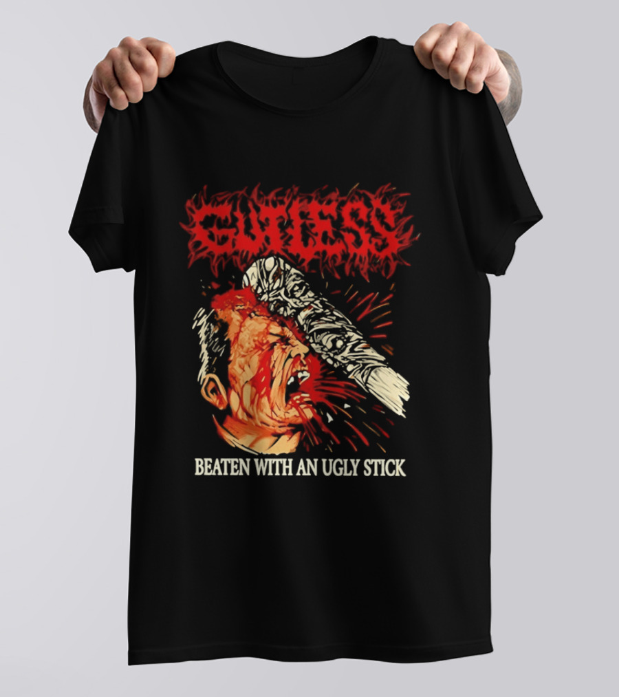 Gutless Beaten With An Ugly Stick Bloody T-Shirt