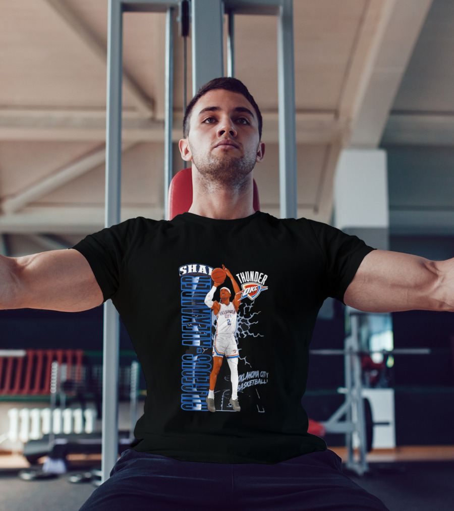 Shai Gilgeous Alexander Oklahoma City Thunder Basketball OKC T-Shirt