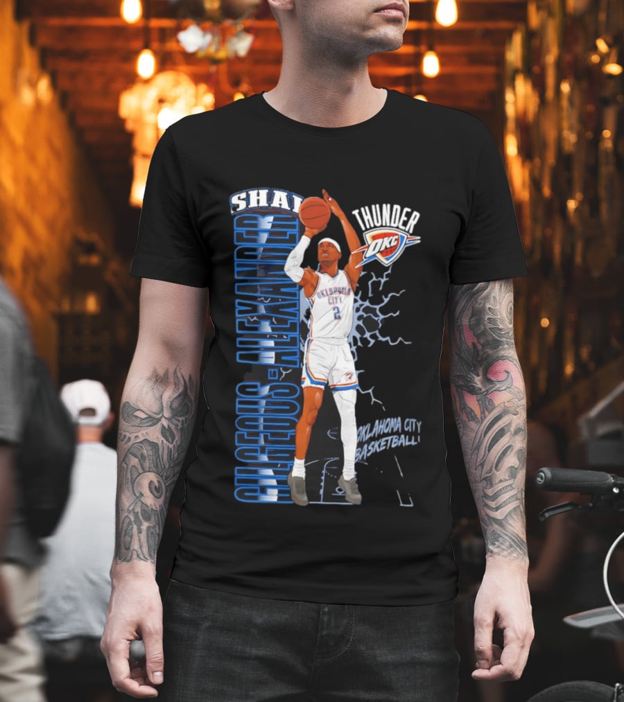 Shai Gilgeous Alexander Oklahoma City Thunder Basketball OKC T-Shirt