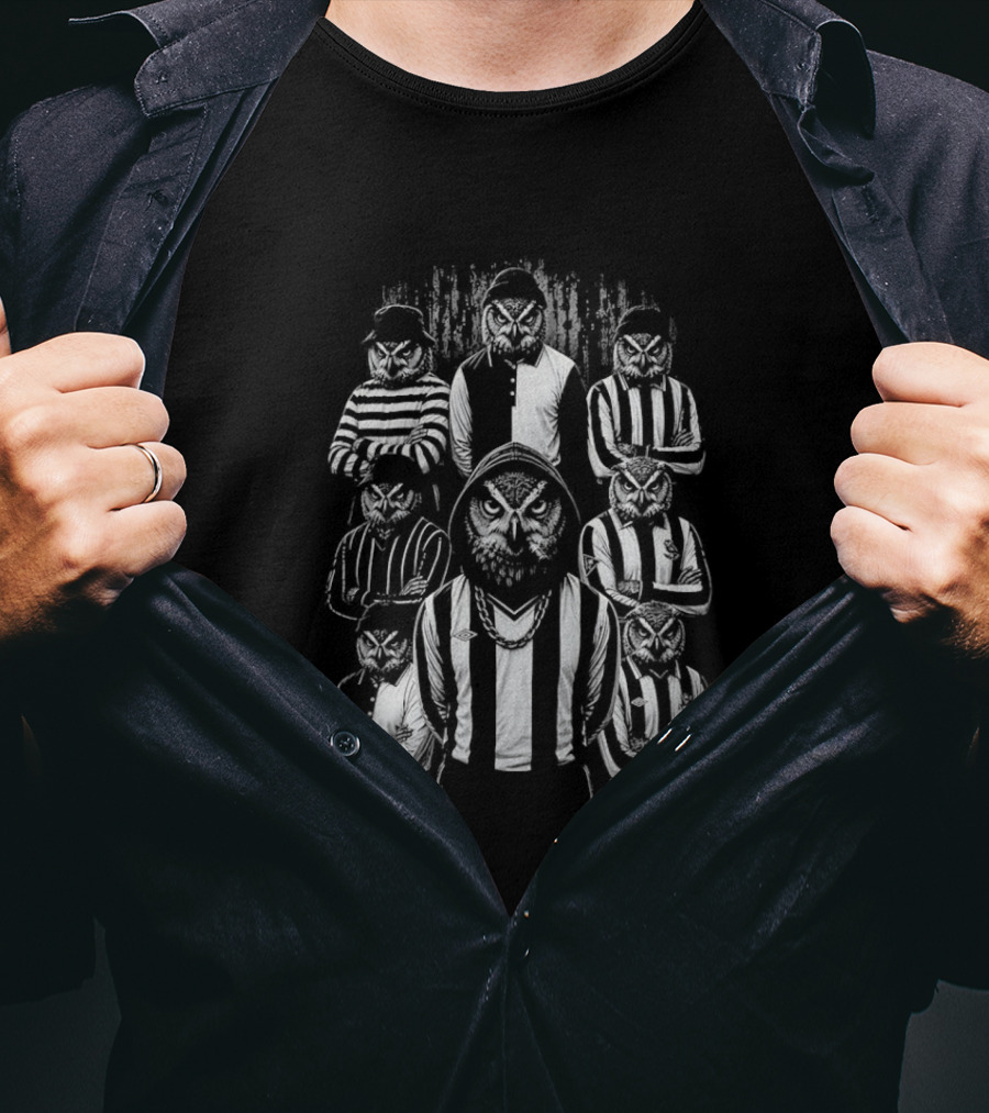 Sheff Wed Gangster Owls Football Smoking T-Shirt