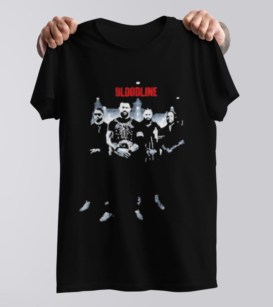 Bloodline WWE 2026 Roman Reigns And Family Photo T-Shirt