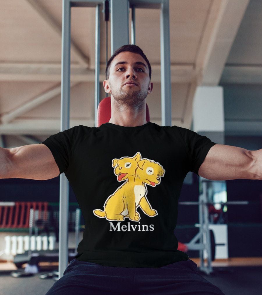Melvins Two Headed Dog Cartoon T-Shirt
