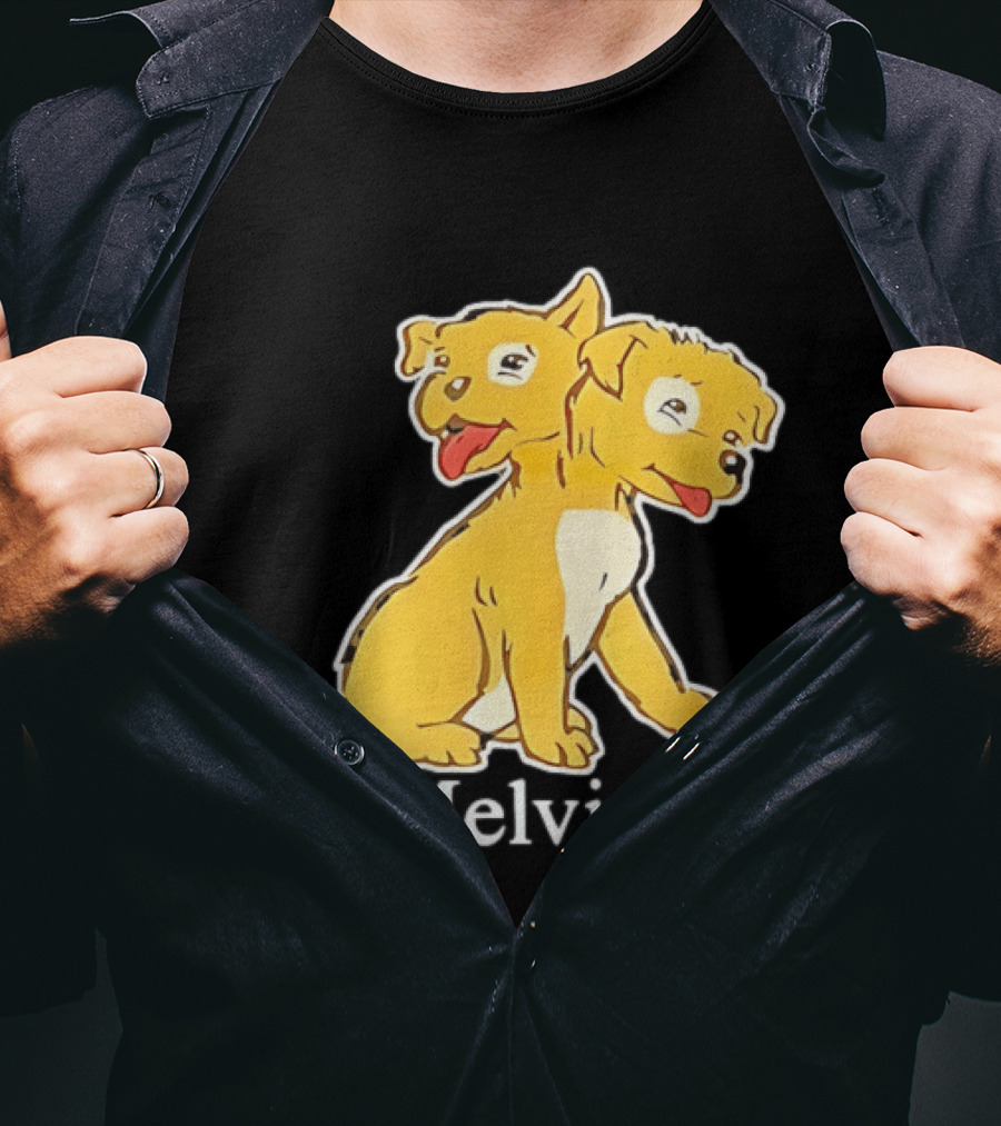 Melvins Two Headed Dog Cartoon T-Shirt
