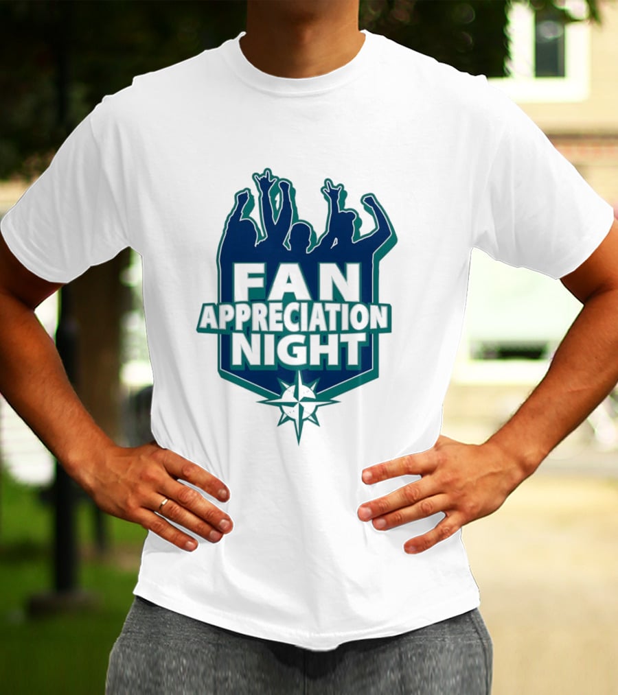 Seattle Mariners Fan Appreciation Night 2026 Baseball Event T-Shirt
