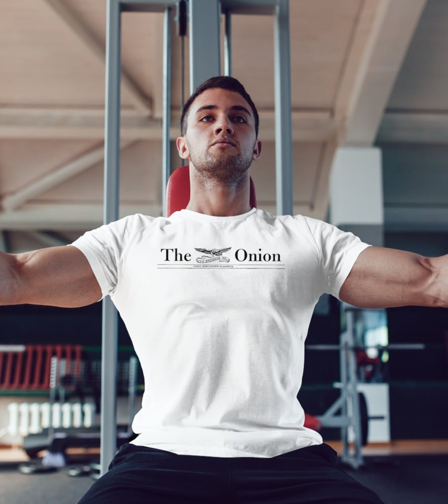 The Onion Tu Stultus Es Finest News Source America 1955 Masthead T-Shirt
