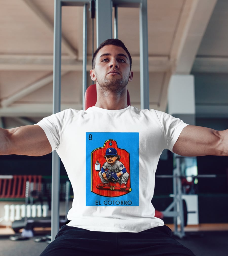 Joe Kelly Dodgers El Cotorro Loteria Card 8 T-Shirt