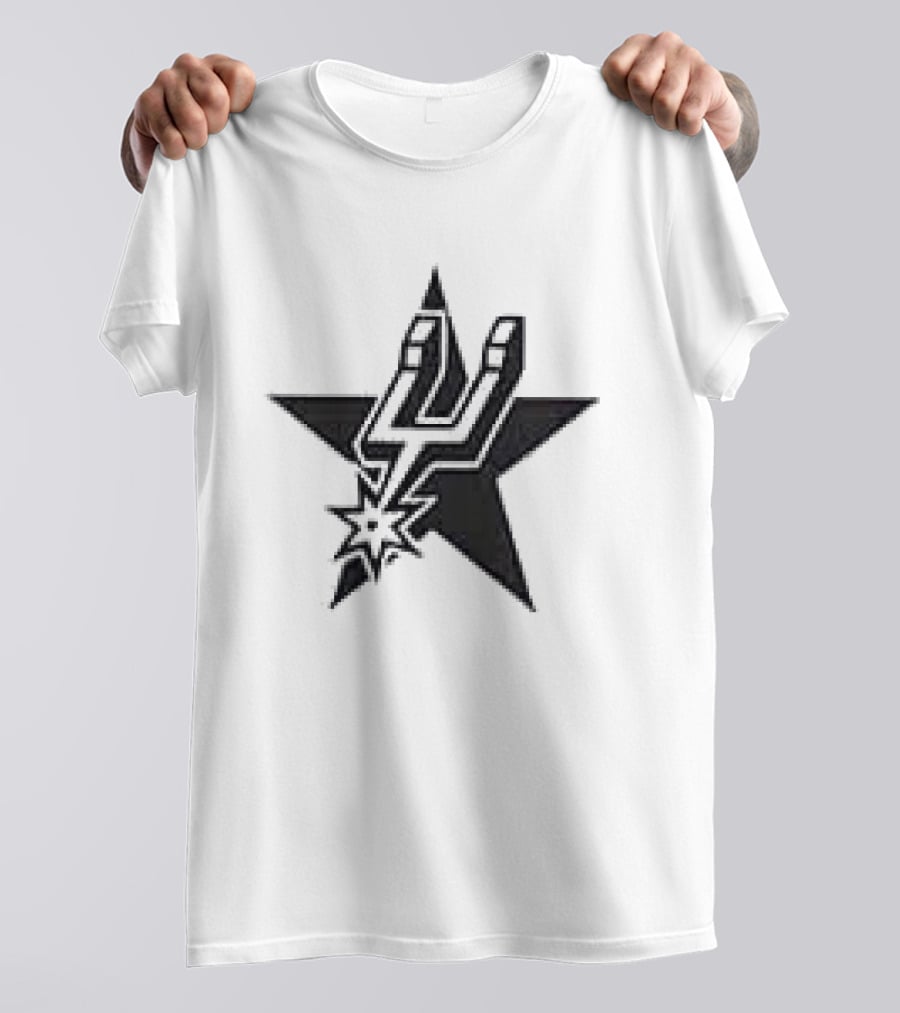 San Antonio Spurs Star NBA Team T-Shirt