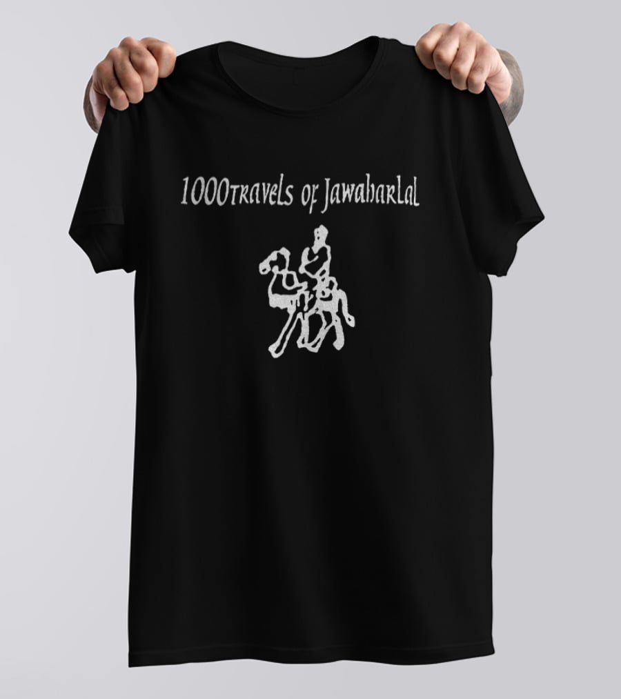 1000 Travels Of Jawaharlal Music Riding Artistry T-Shirt