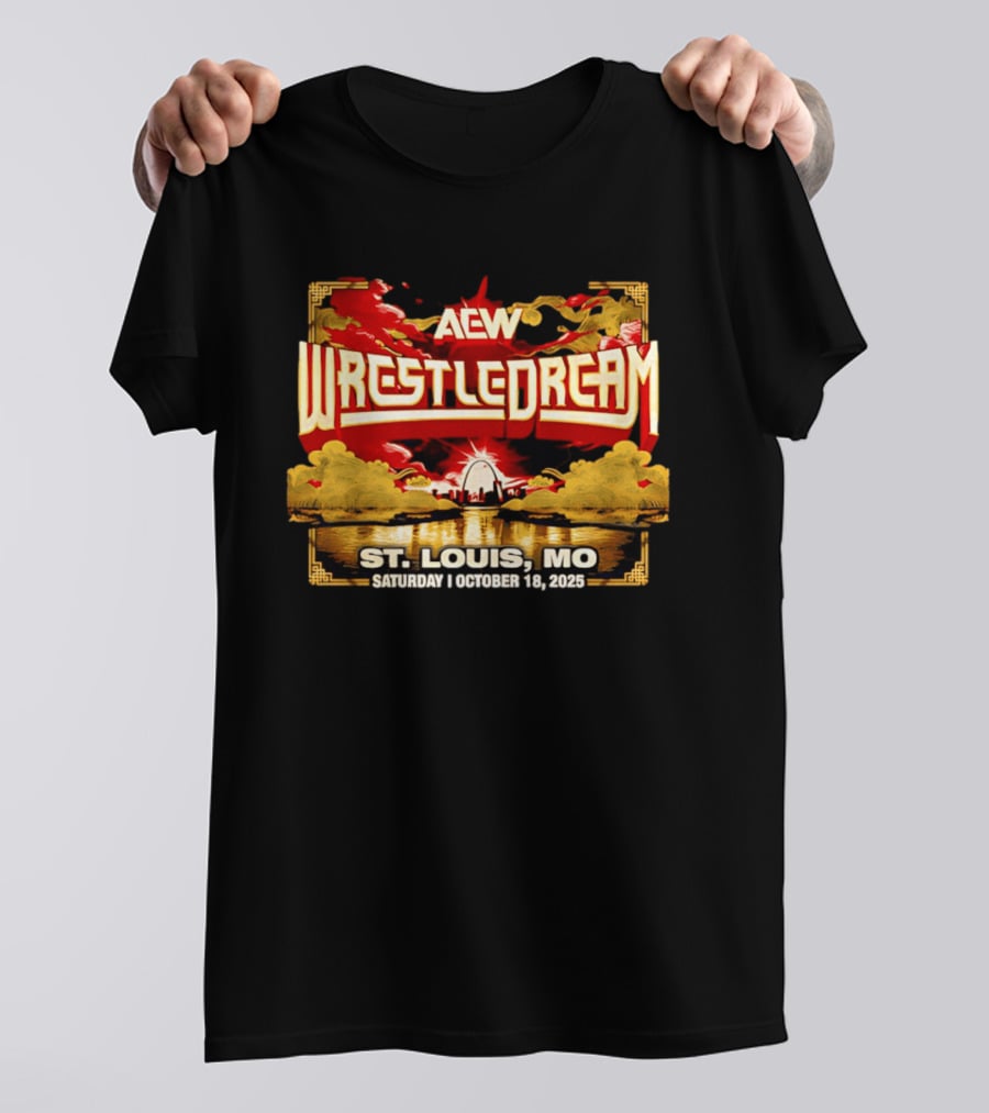 AEW WrestleDream October 18 2025 St Louis MO Event T-Shirt