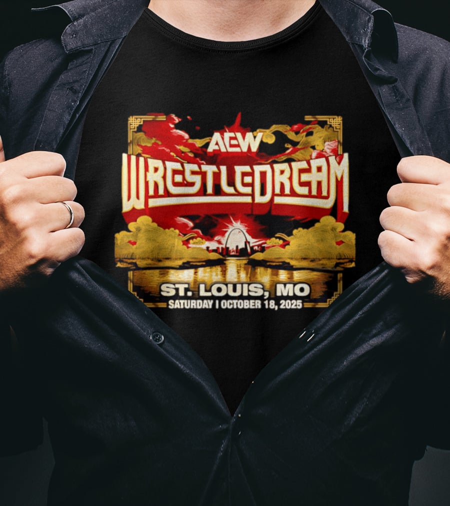 AEW WrestleDream October 18 2025 St Louis MO Event T-Shirt