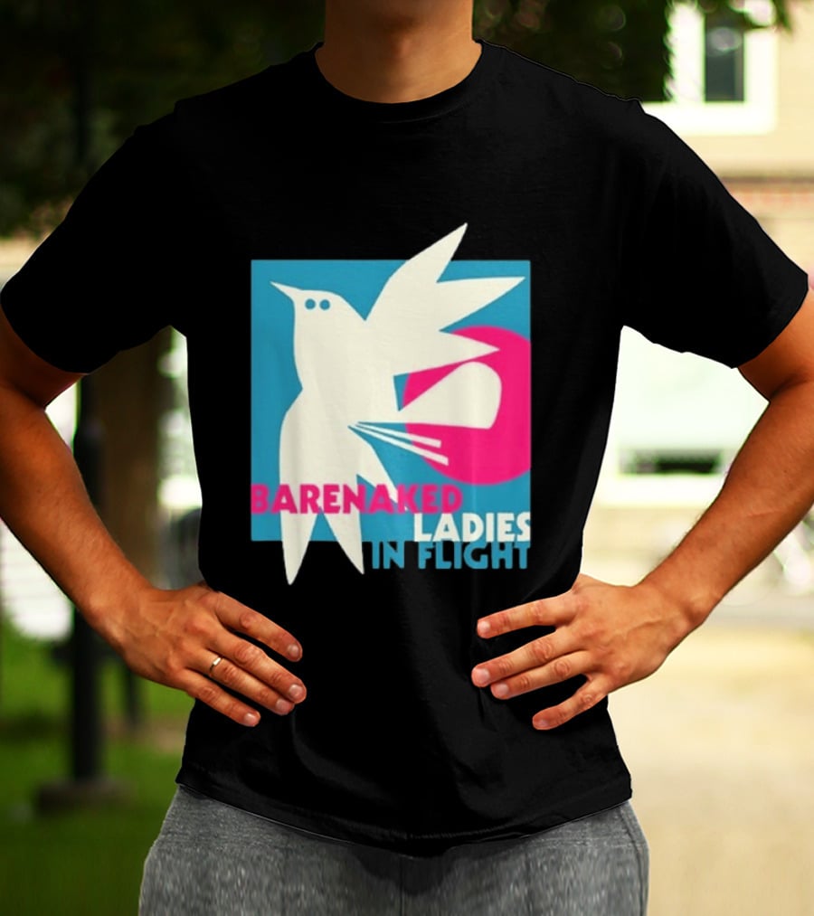 Barenaked Ladies In Flight Bird Tour 2024 Art Vintage Concert T-Shirt