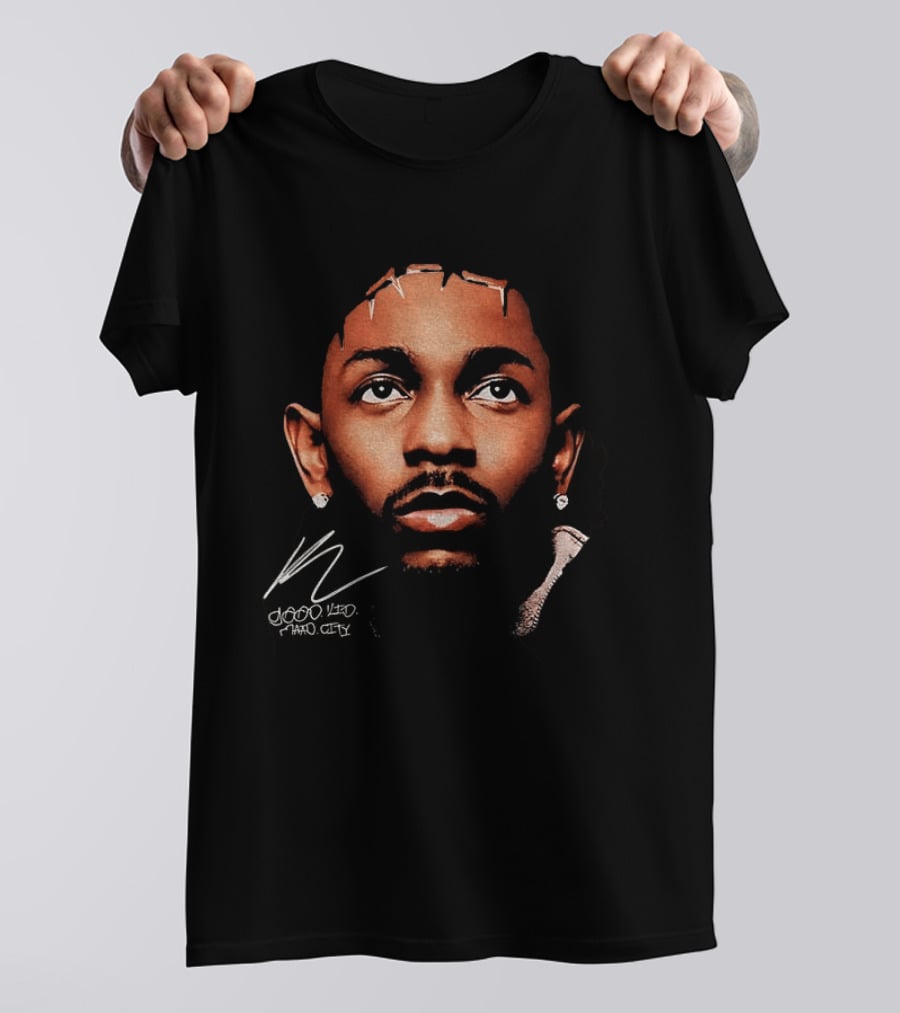 Kendrick Lamar Big Head Thorn Crown Good Kid M.A.A.D City T-Shirt