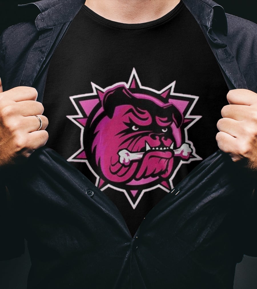 Brantford Bulldogs Pink In The Rink Night 2024 T-Shirt