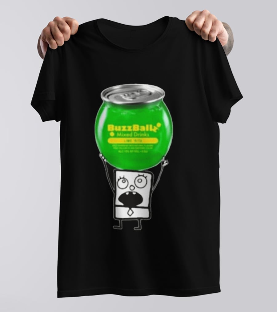 Doodlebob Lime Rita Buzzball Mixed Drinks T-Shirt
