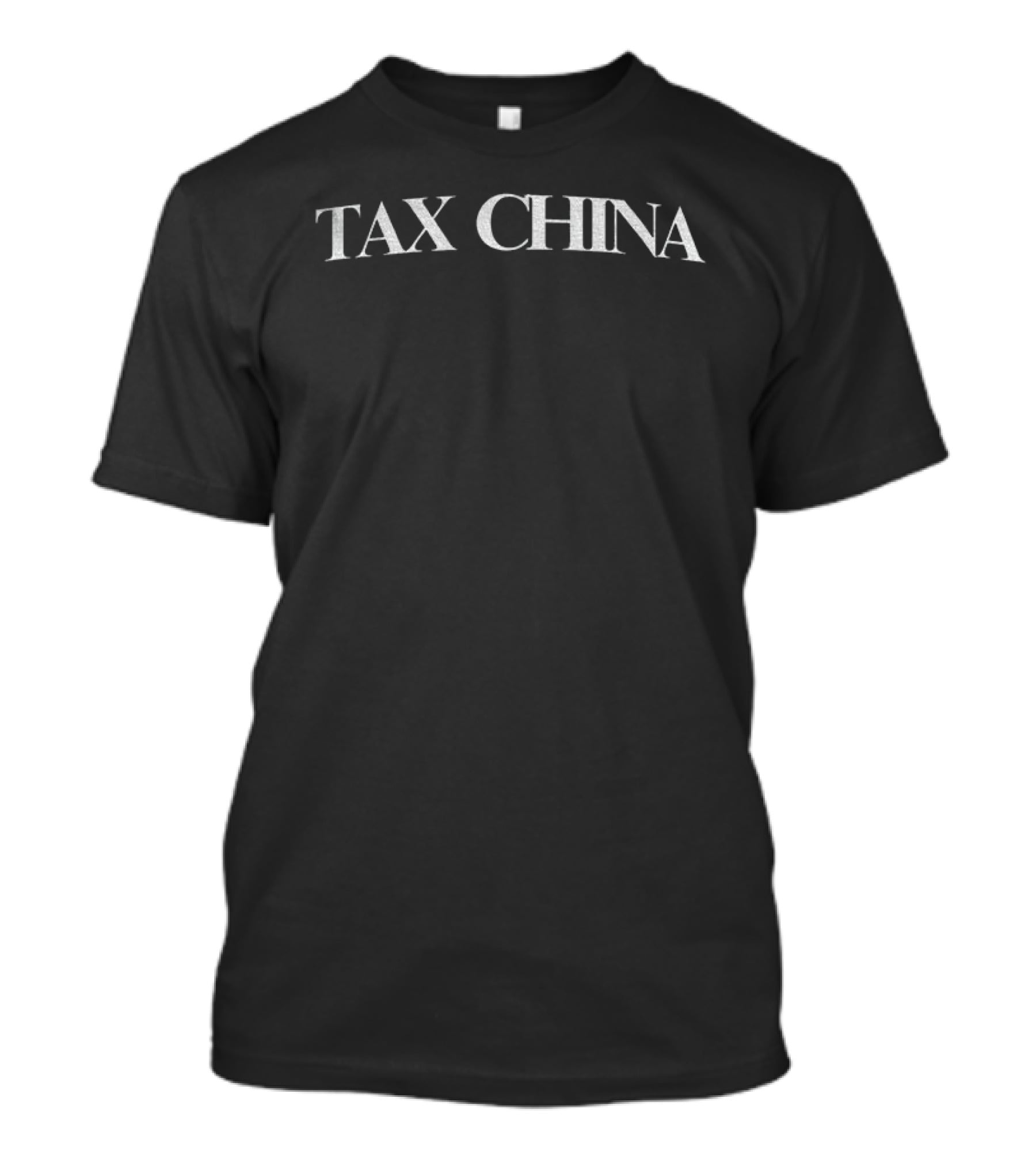 TAX CHINA Bold White T-Shirt