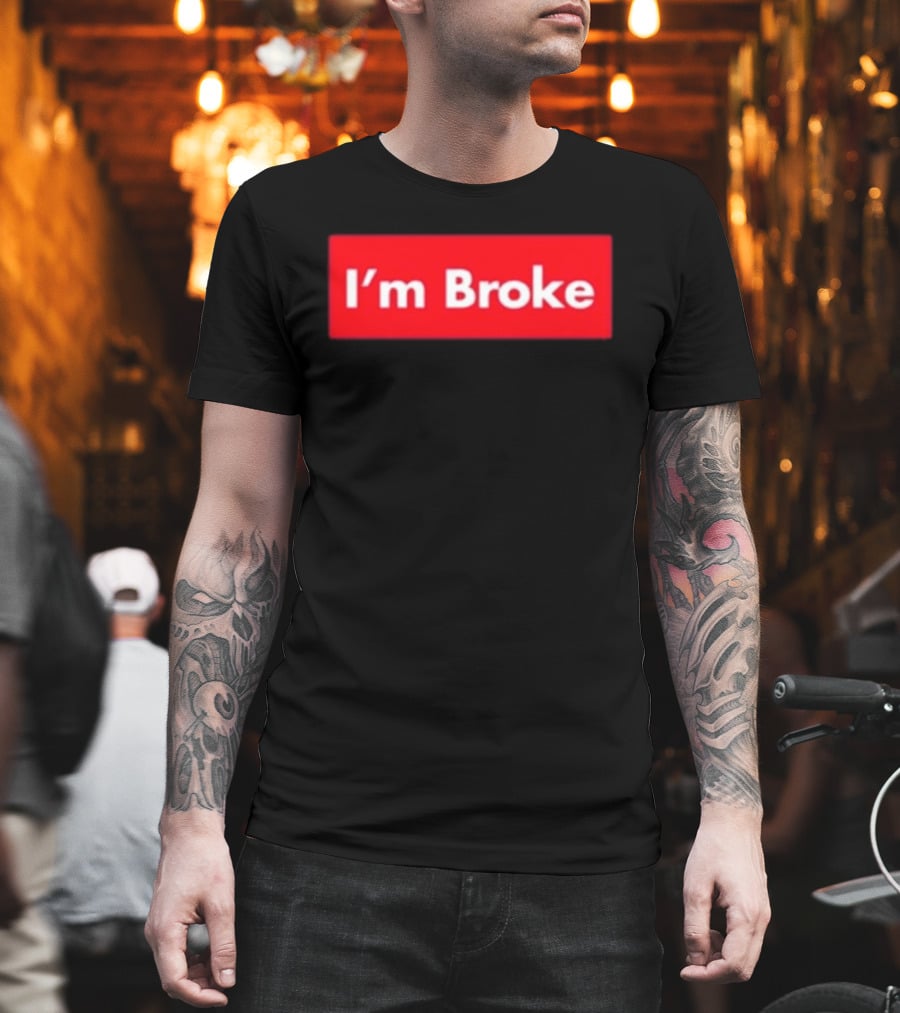 Terroriser I'm Broke Red Box T-Shirt