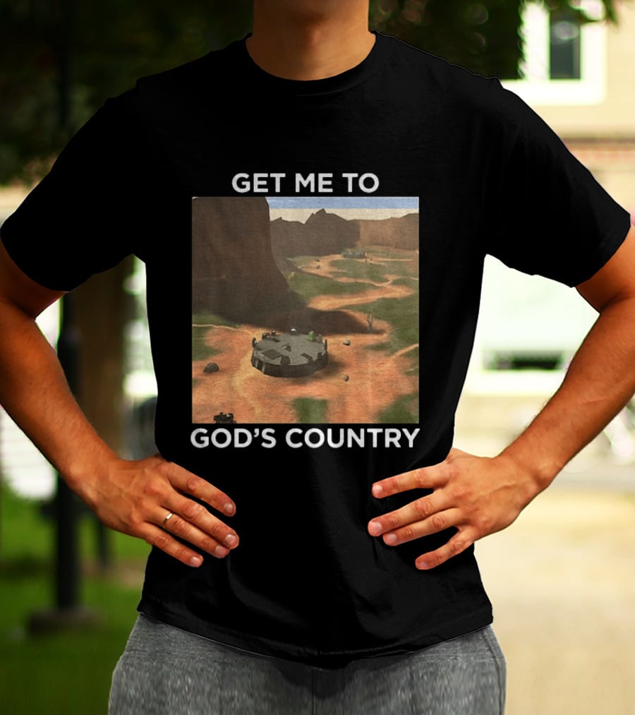 Get Me To God's Country Multiplayer Maps T-Shirt