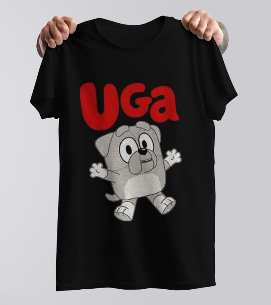 UGA Bulldogs Mascot Cartoon Graphic Game Day T-Shirt