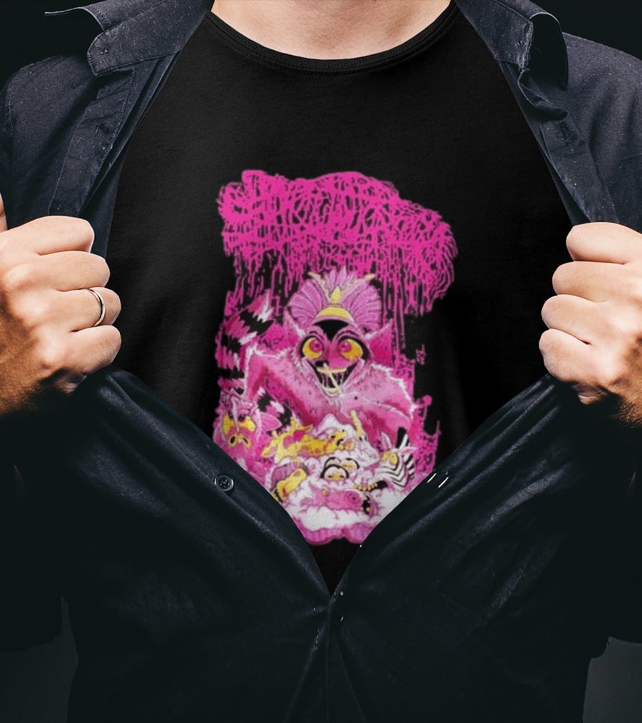 New Sanguisugabogg Pink Monster King Julian Purple T-Shirt