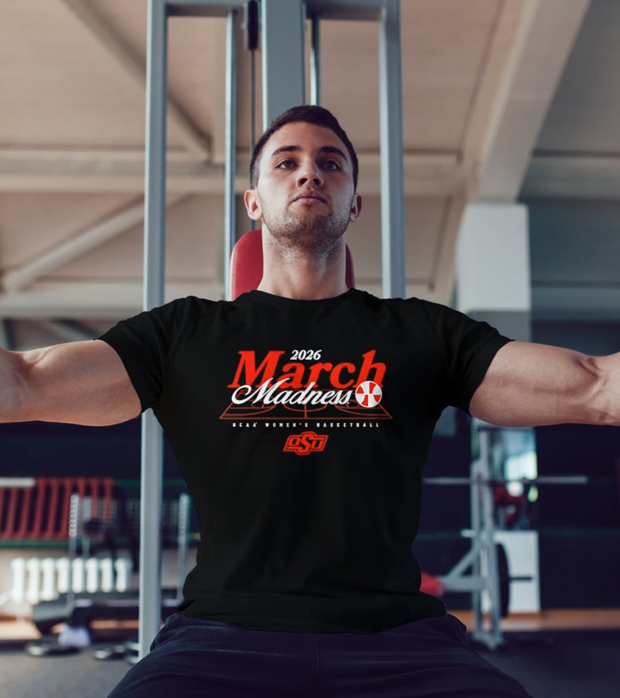 Oklahoma State NCAA Women's Basketball March Madness 2026 T-Shirt