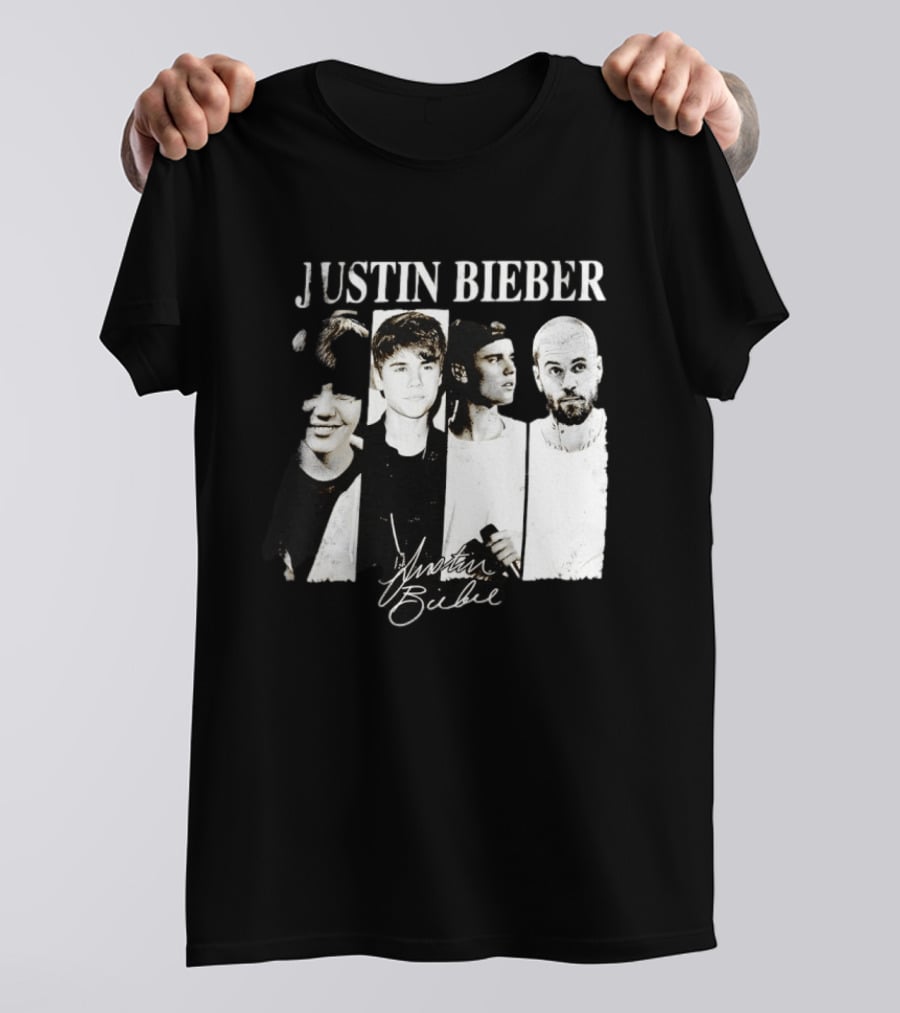 Justin Bieber Swag Evolution Signature Only Here T-Shirt